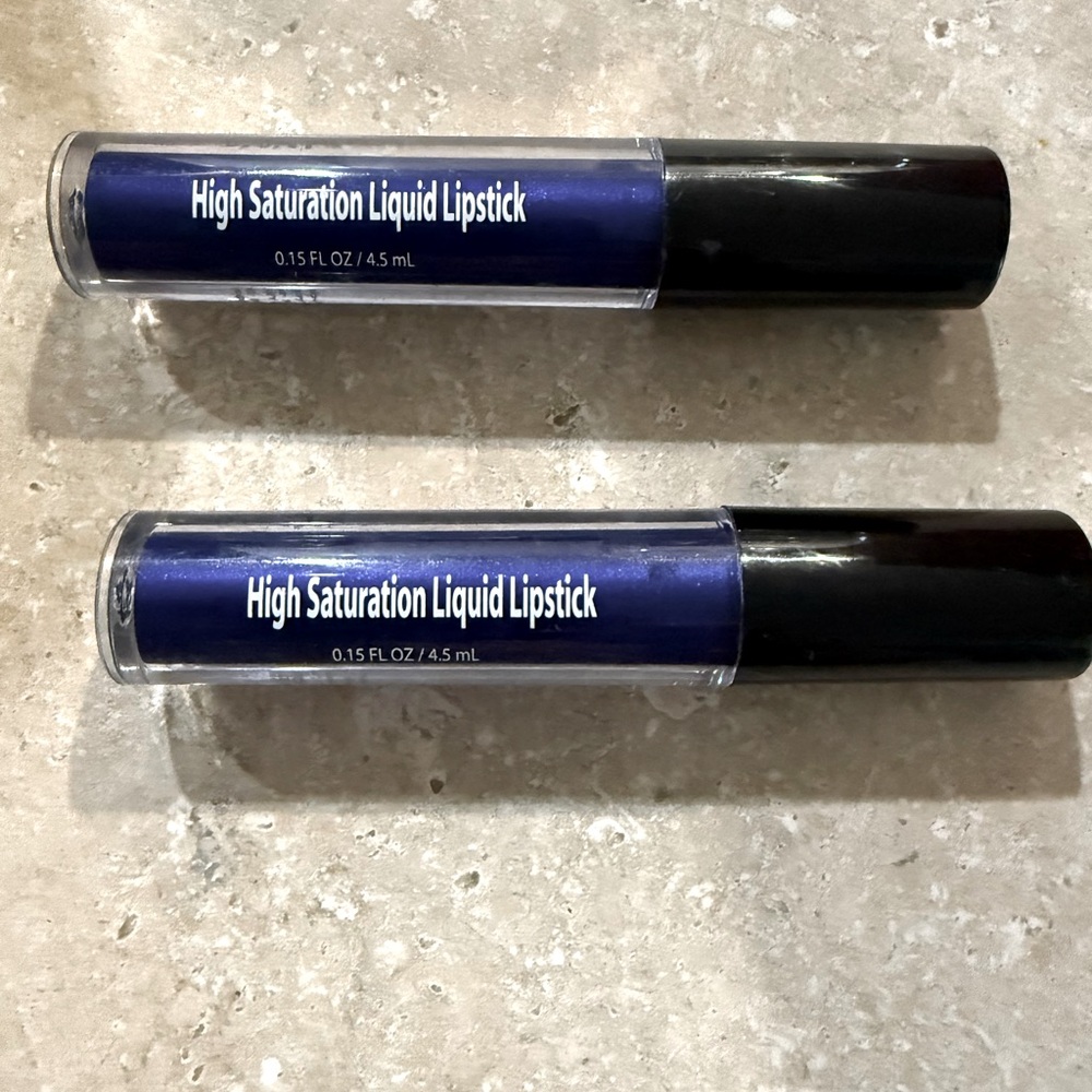 High Saturation Liquid Lipstick  Dark Blue .15 Fl Oz
